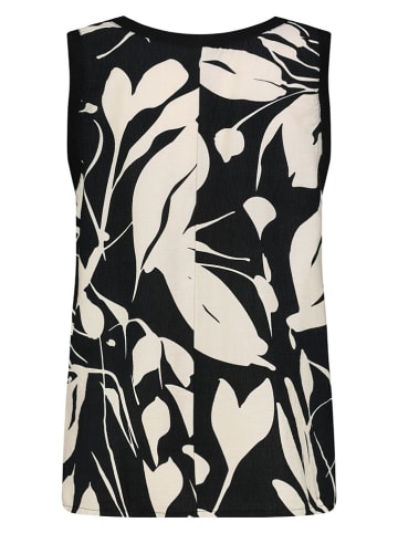 Sublevel Blusentop in Schwarz/ Creme