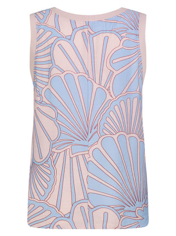 Sublevel Blusentop in Rosa/ Hellblau