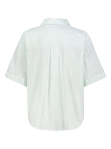 Sublevel Blouse wit/mintgroen