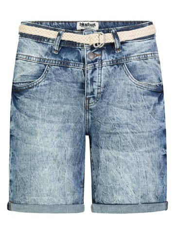 Sublevel Spijkerbermuda blauw
