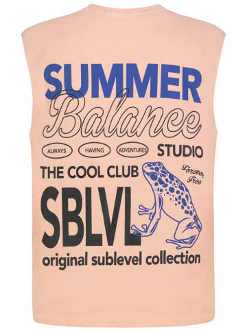Sublevel Top w kolorze brzoskwiniowym
