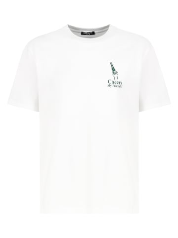 Sublevel Shirt in Weiß/ Grün