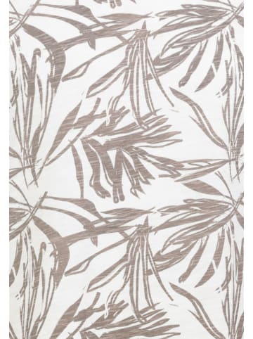 Sublevel Shirt in Weiß/ Taupe