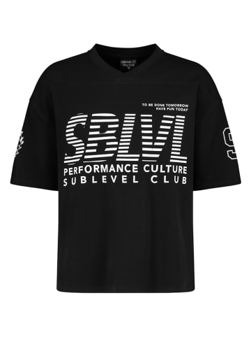 Sublevel Shirt in Schwarz/ Weiß