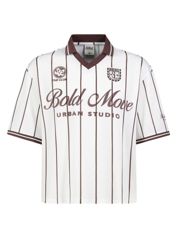 Sublevel Shirt wit/bordeaux