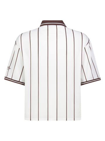 Sublevel Shirt wit/bordeaux