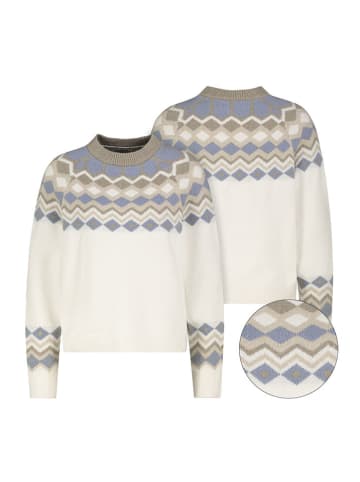 Eight2Nine Pullover in Creme/ Hellblau
