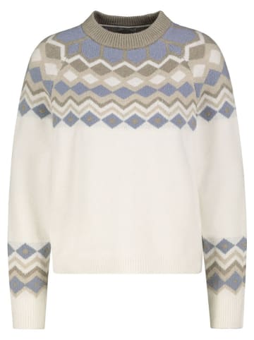 Eight2Nine Pullover in Creme/ Hellblau