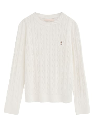 Polo Club Sweter w kolorze białym