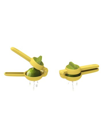 JosephJoseph Citruspers "Dual-Action" geel/groen - (L)22 cm