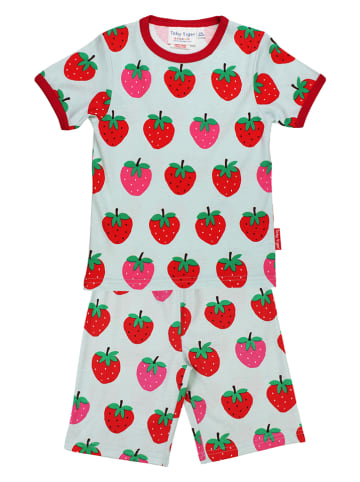 Toby Tiger 2tlg. Outfit "Strawberry" in Weiß/ Rot