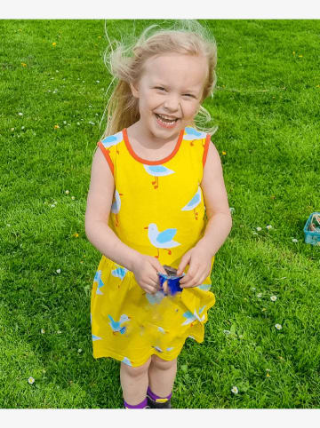 Toby Tiger Kleid "Yellow Seagu" in Gelb