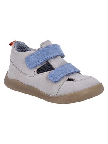 Richter Shoes Skórzane buty barefoot "Samy" w kolorze szarym