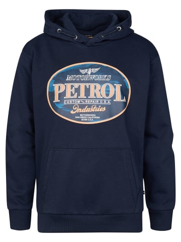 Petrol Industries Hoodie donkerblauw