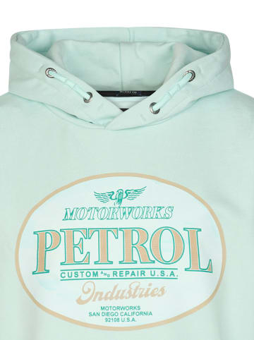 Petrol Industries Hoodie lichtblauw