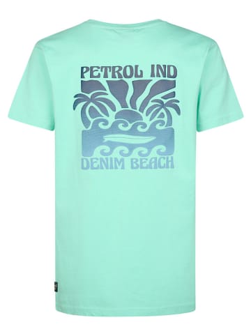 Petrol Industries Koszulka w kolorze turkusowym