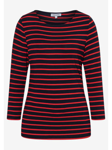 More & More Longsleeve in Rot/ Schwarz