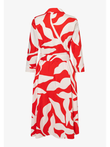 More & More Kleid in Rot/ Creme