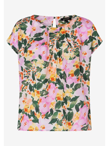 More & More Bluse in Grün/ Rosa