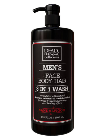 Dead Sea Collection Żel pod prysznic 3w1 "Sandalwood" - 1000 ml