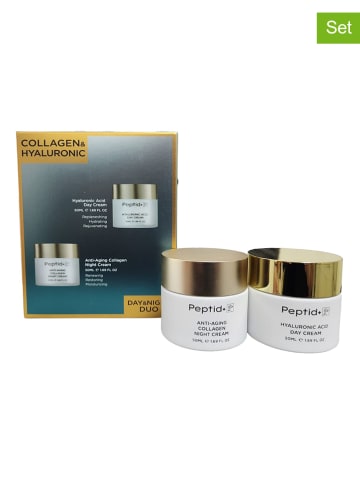 Peptid+ 2-delige gezichtsverzorgingsset "Collagen & Hyaluronic"