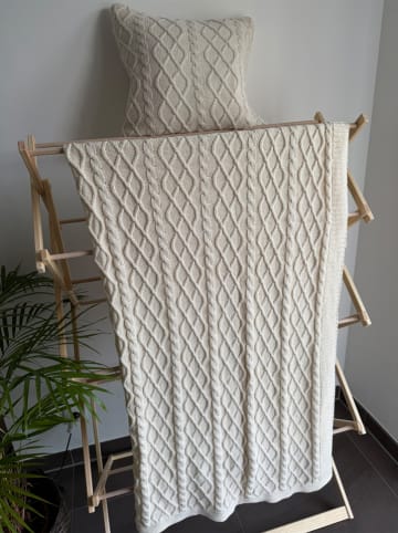 Kaiser Naturfellprodukte Wohndecke "Natural" in Creme - (L)170 x (B)130 cm