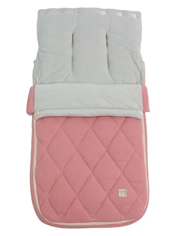 Kaiser Naturfellprodukte Sommer-Fußsack "Anny" in Rosa - (L)90 x (B)42 cm