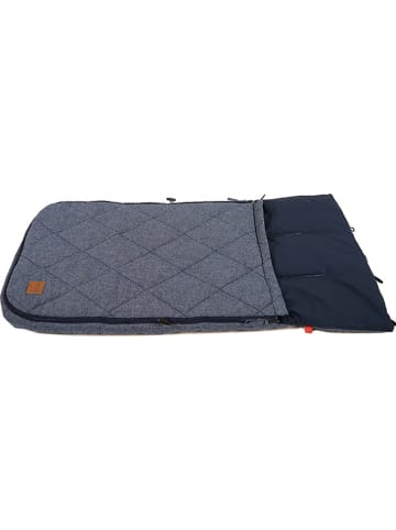 Kaiser Naturfellprodukte Sommer-Fußsack "Nikk" in Dunkelblau - (L)89 x (B)40 cm