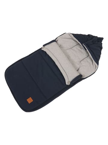 Kaiser Naturfellprodukte Fußsack "Jes" in Dunkelblau - (L)90 x (B)42 cm