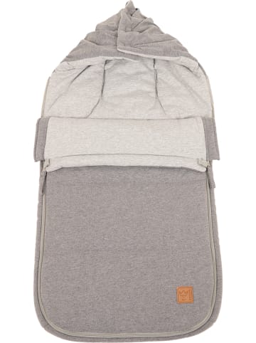 Kaiser Naturfellprodukte Fußsack "Jes" in Grau - (L)90 x (B)42 cm