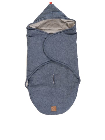 Kaiser Naturfellprodukte Einschlagdecke "Molly" in Dunkelblau - (L)80 x (B)35 cm