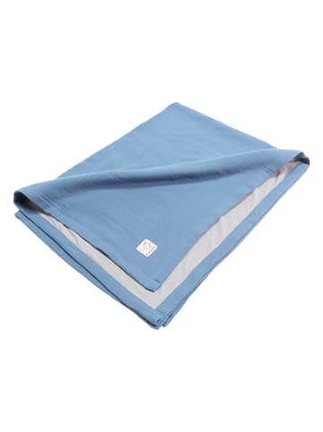 Kaiser Naturfellprodukte Sommerdecke "Playa" in Hellblau/ Hellgrau - (L)100 x (B)75 cm