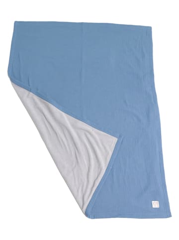 Kaiser Naturfellprodukte Sommerdecke "Playa" in Hellblau/ Hellgrau - (L)100 x (B)75 cm