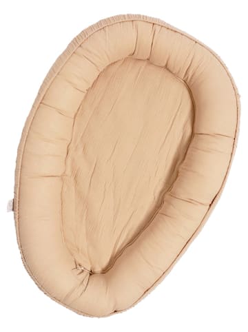 Kaiser Naturfellprodukte Musselin-Kuschelnest in Hellbraun - (L)80 x (B)40 cm
