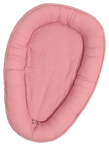 Kaiser Naturfellprodukte Musselin-Kuschelnest in Rosa - (L)80 x (B)40 cm