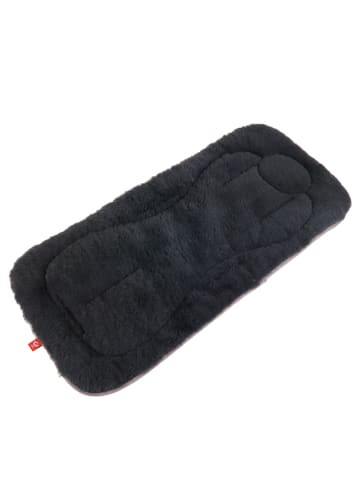 Kaiser Naturfellprodukte Lammfellauflage "Dolly" in Anthrazit - (L)77 x (B)35 cm