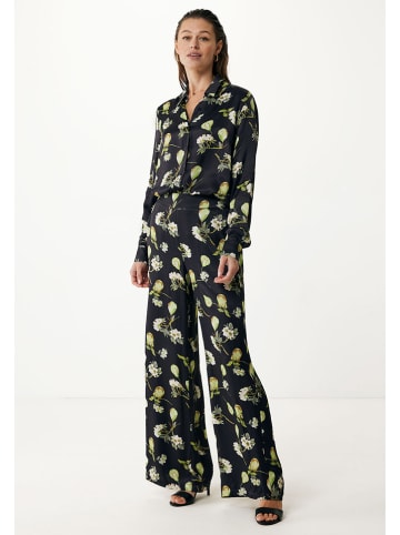 Mexx Spodnie w kolorze czarno-zielonym