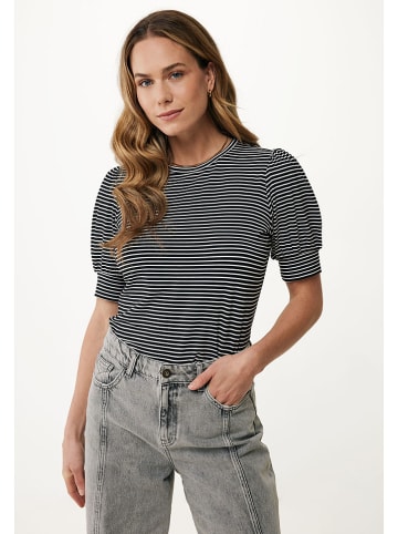 Mexx Shirt in Schwarz/ Weiß