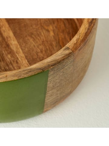 BELLA MAISON Miska dekoracyjna "Vina" w kolorze zielono-jasnobrązowym - Ø 15,5 cm