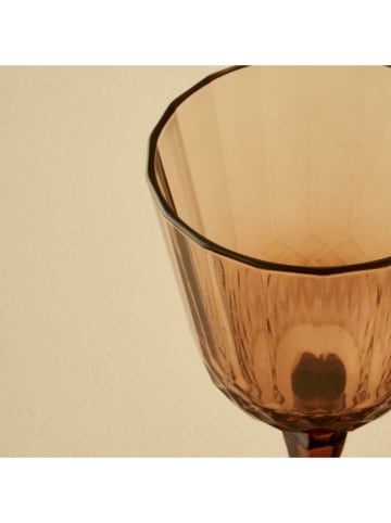 BELLA MAISON Glas op steel "Colore" bruin - 310 ml