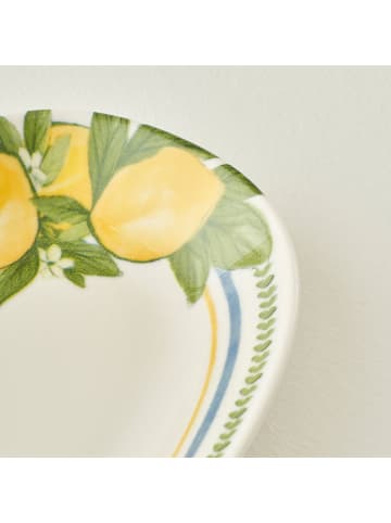 BELLA MAISON Servierplatte "Lemoncello" in Weiß/ Gelb/ Grün