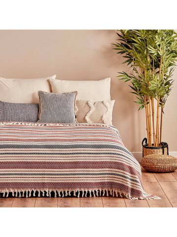 BELLA MAISON Bedsprei "Linea" rood/blauw