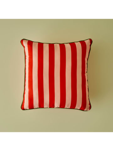 BELLA MAISON Kussenhoes lichtroze/rood - (L)43 x (B)43 cm