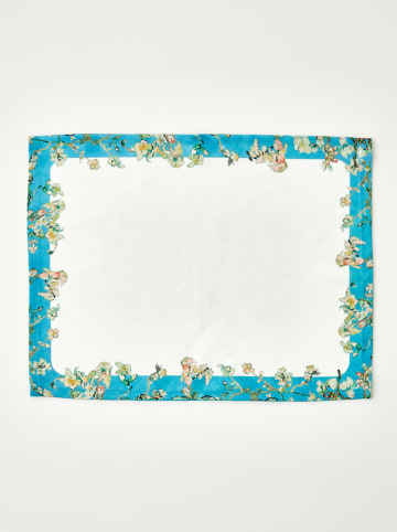 BELLA MAISON Tischset "Van Gogh" in Weiß/ Türkis - (L)45 x (B)35 cm