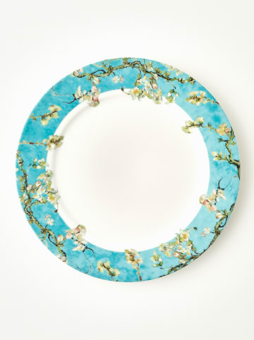 BELLA MAISON Dinerbord "Van Gogh" wit/turquoise - Ø 27 cm