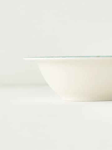 BELLA MAISON Suppenschüssel "Van Gogh" in Weiß/ Türkis - Ø 16 cm 