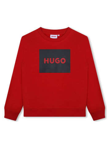 HUGO Bluza w kolorze czerwonym