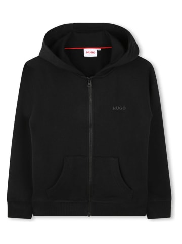 HUGO Sweatjacke in Schwarz