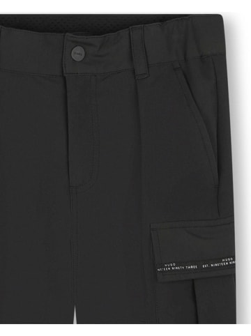 HUGO Cargohose in Schwarz