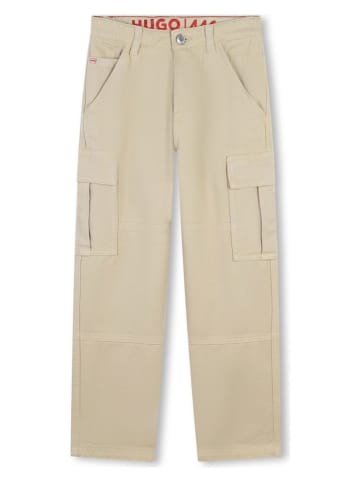 HUGO Cargohose in Beige